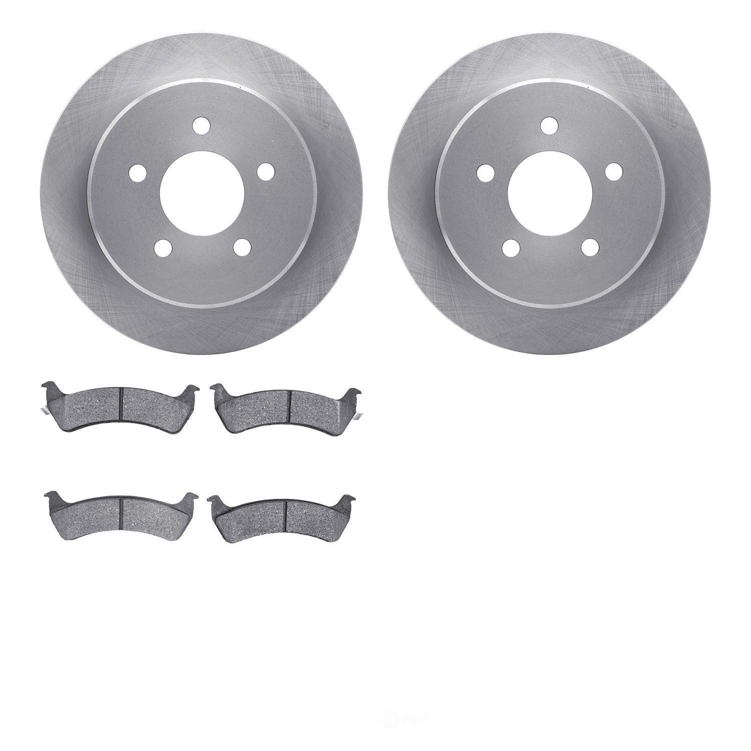 Dynamic Friction Company 6502-99357 DFC Brake Rotor with 5000 Advanced Brake Pads