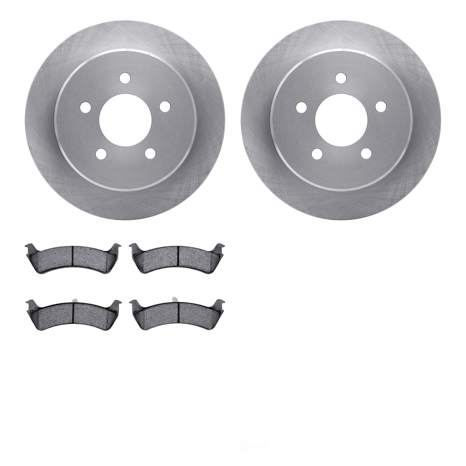 Dynamic Friction Company 6502-99358 DFC Brake Rotor with 5000 Advanced Brake Pads