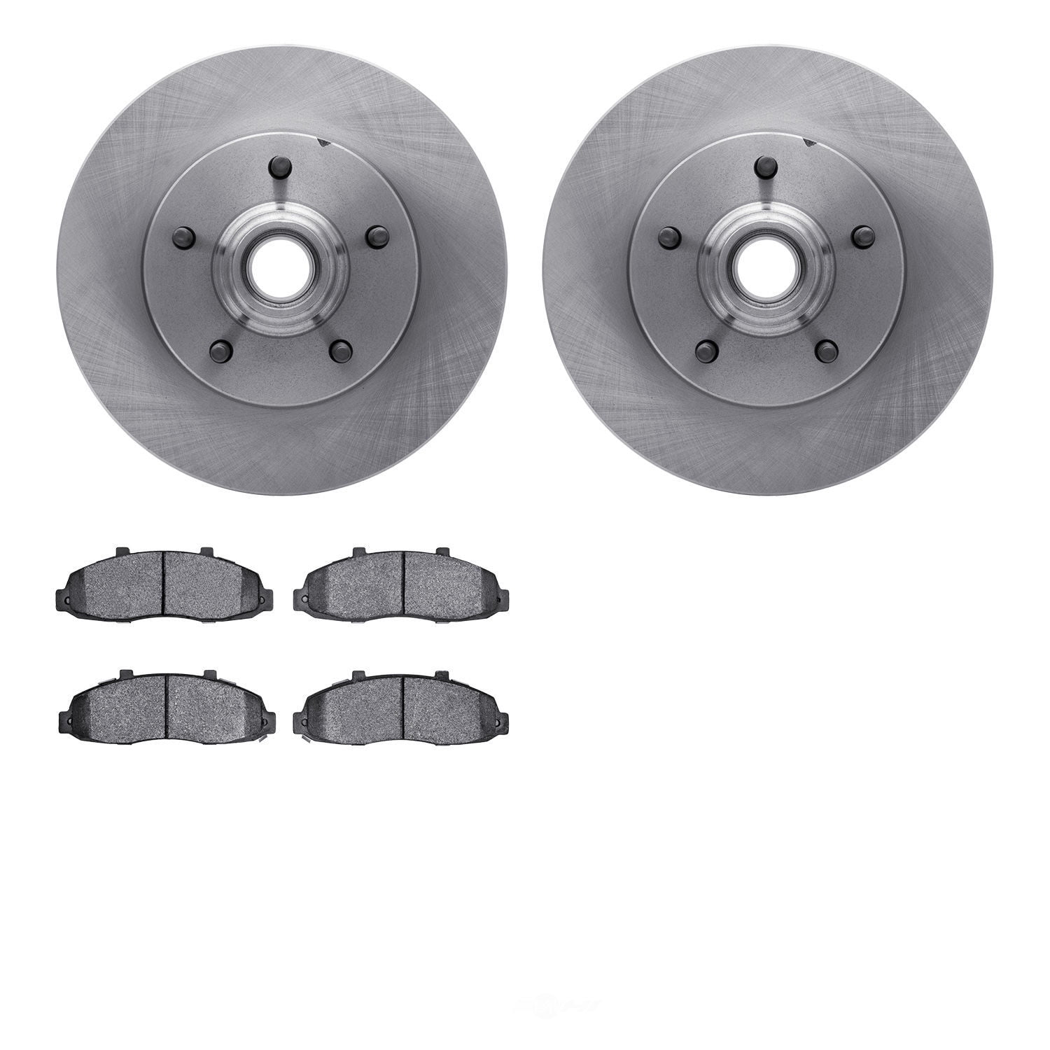 Dynamic Friction Company 6502-99370 DFC Brake Rotor with 5000 Advanced Brake Pads