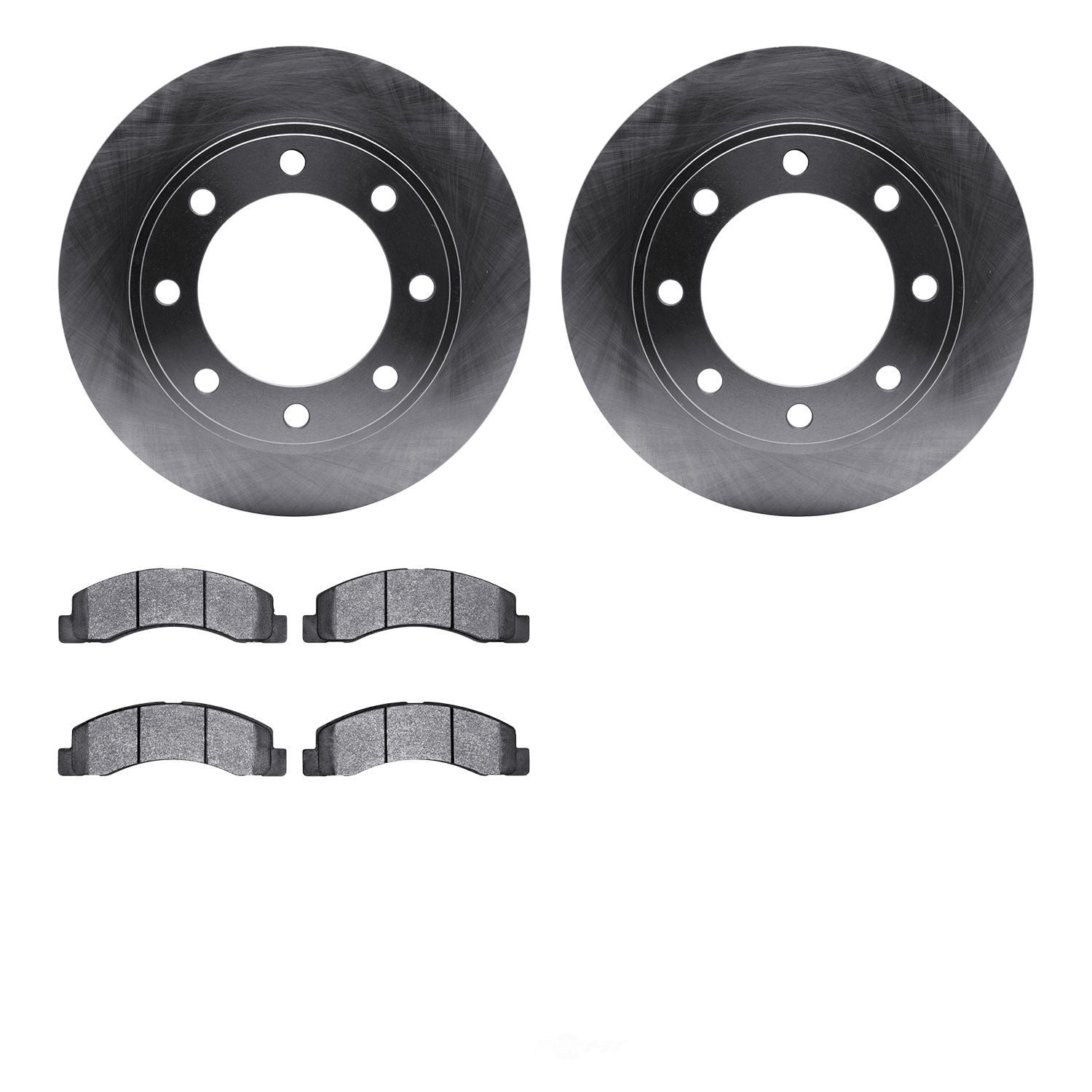Dynamic Friction Company 6502-99408 DFC Brake Rotor with 5000 Advanced Brake Pads
