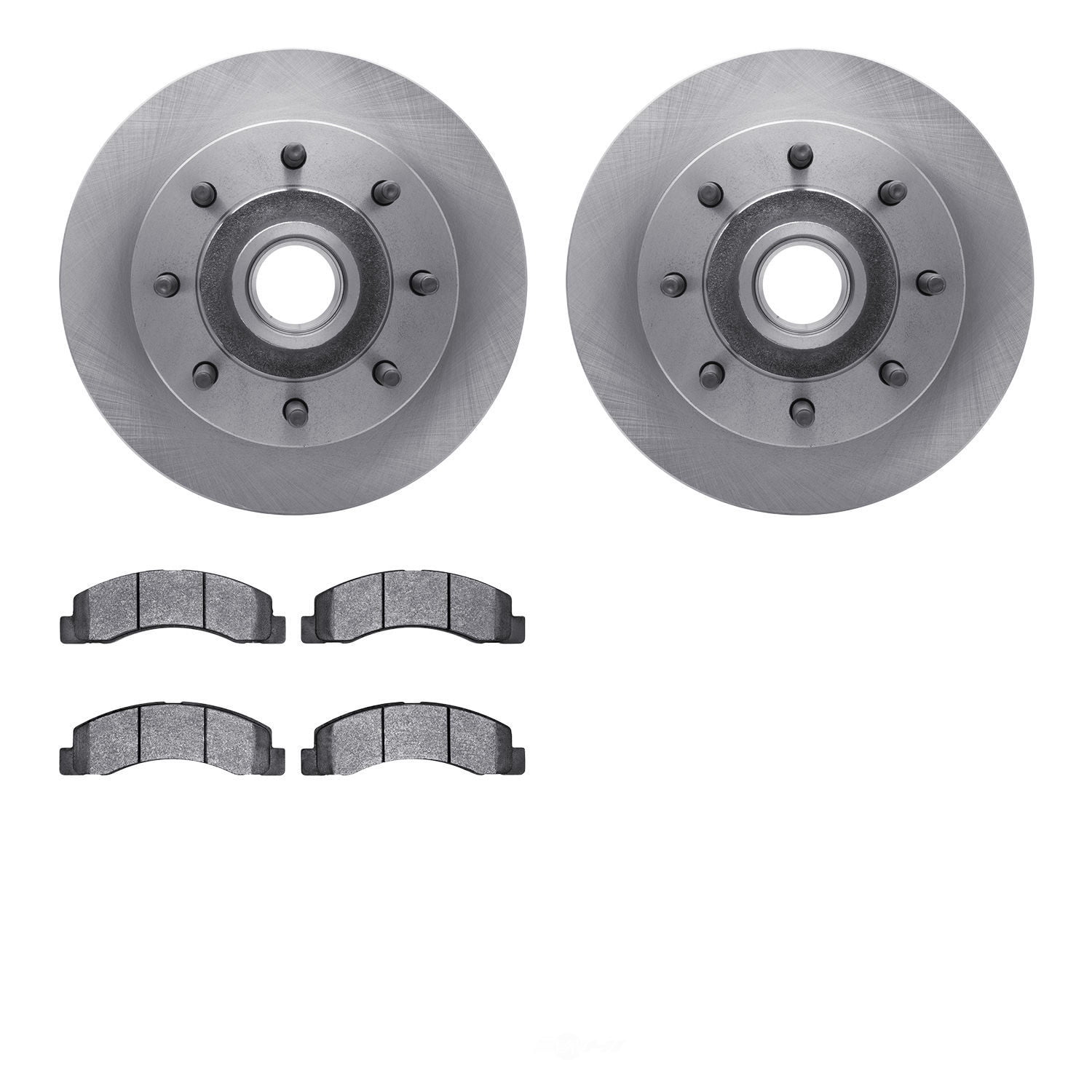 Dynamic Friction Company 6502-99435 DFC Brake Rotor with 5000 Advanced Brake Pads