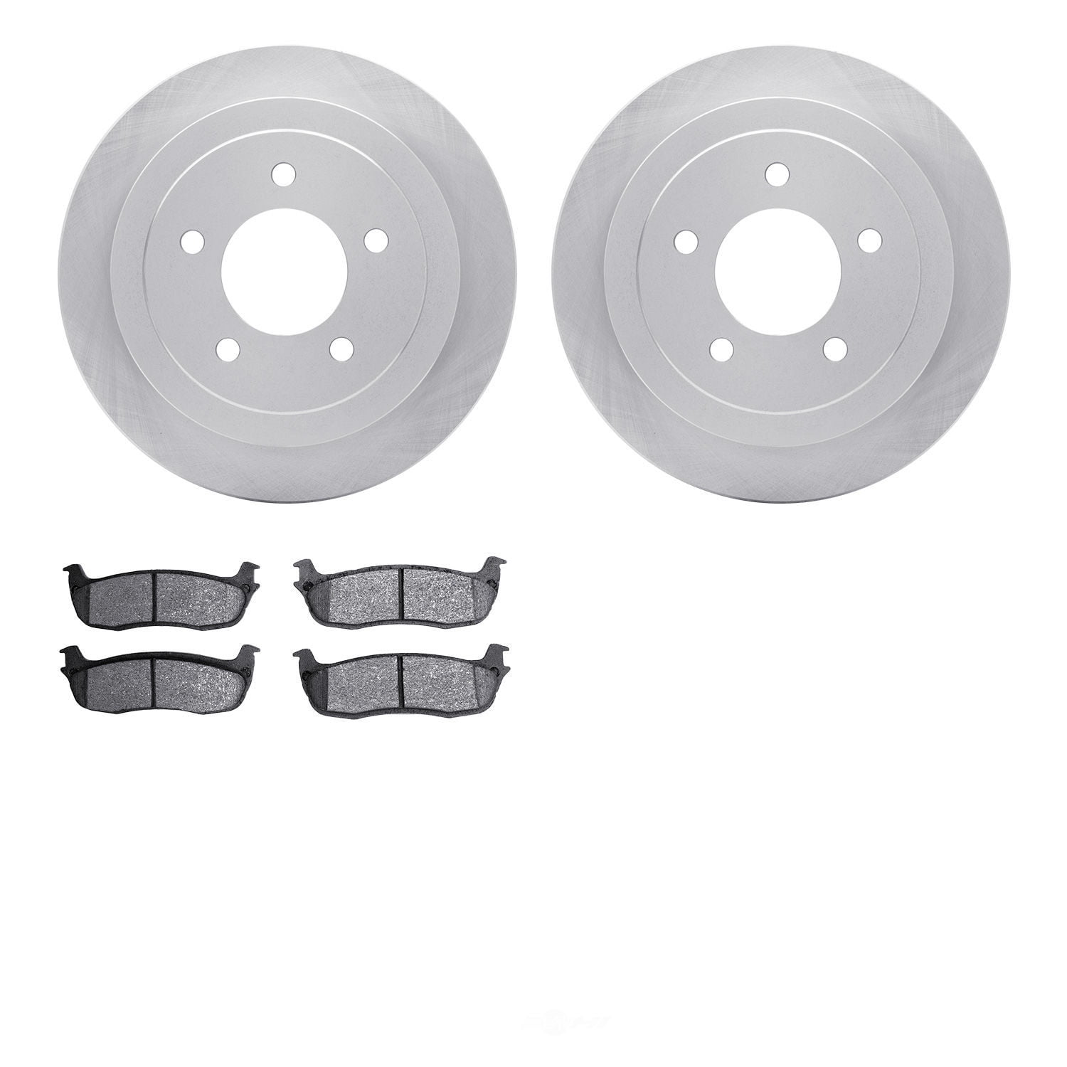 Dynamic Friction Company 6502-99474 DFC Brake Rotor with 5000 Advanced Brake Pads