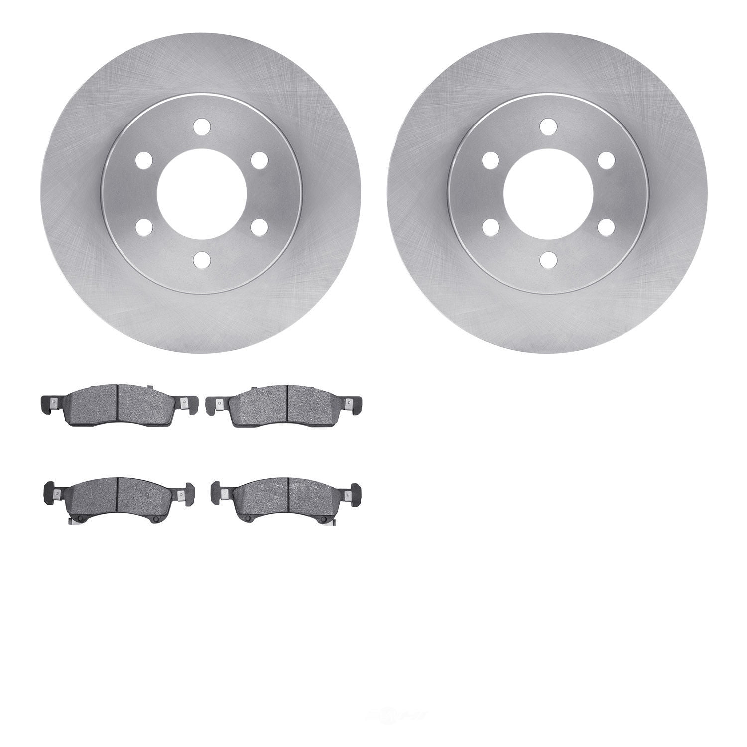 Dynamic Friction Company 6502-99516 DFC Brake Rotor with 5000 Advanced Brake Pads