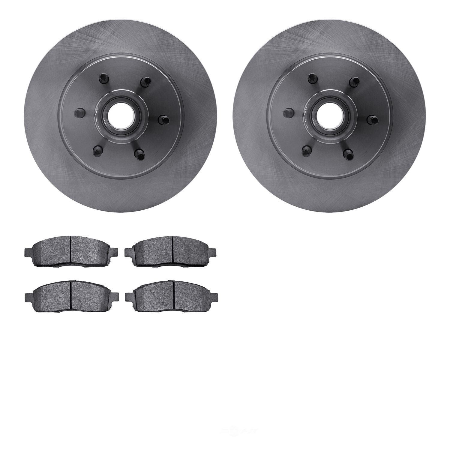 Dynamic Friction Company 6502-99519 DFC Brake Rotor with 5000 Advanced Brake Pads