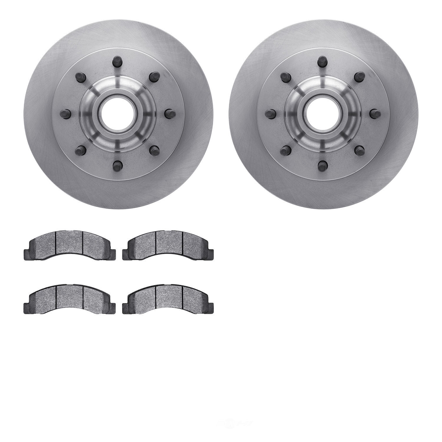Dynamic Friction Company 6502-99543 DFC Brake Rotor with 5000 Advanced Brake Pads