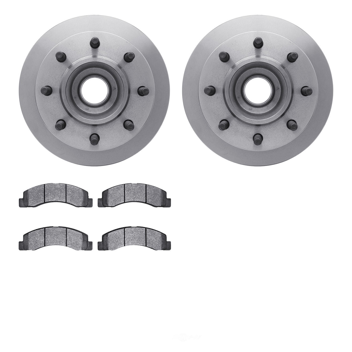 Dynamic Friction Company 6502-99567 DFC Brake Rotor with 5000 Advanced Brake Pads