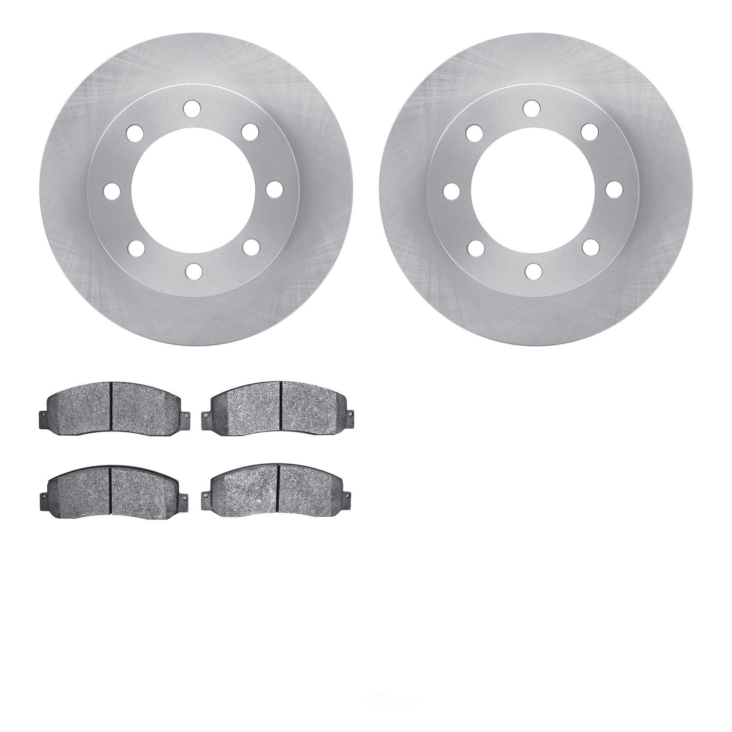 Dynamic Friction Company 6502-99570 DFC Brake Rotor with 5000 Advanced Brake Pads