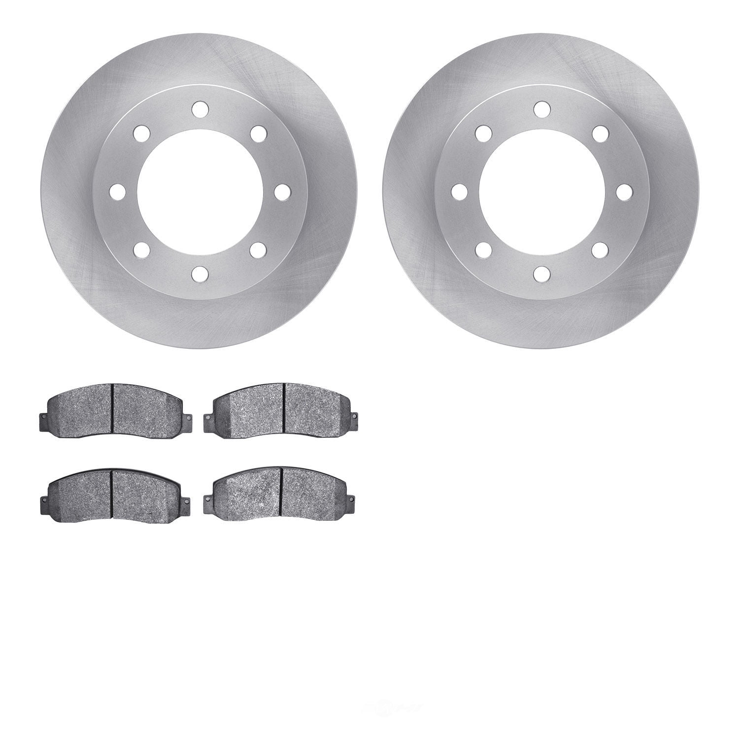 Dynamic Friction Company 6502-99576 DFC Brake Rotor with 5000 Advanced Brake Pads