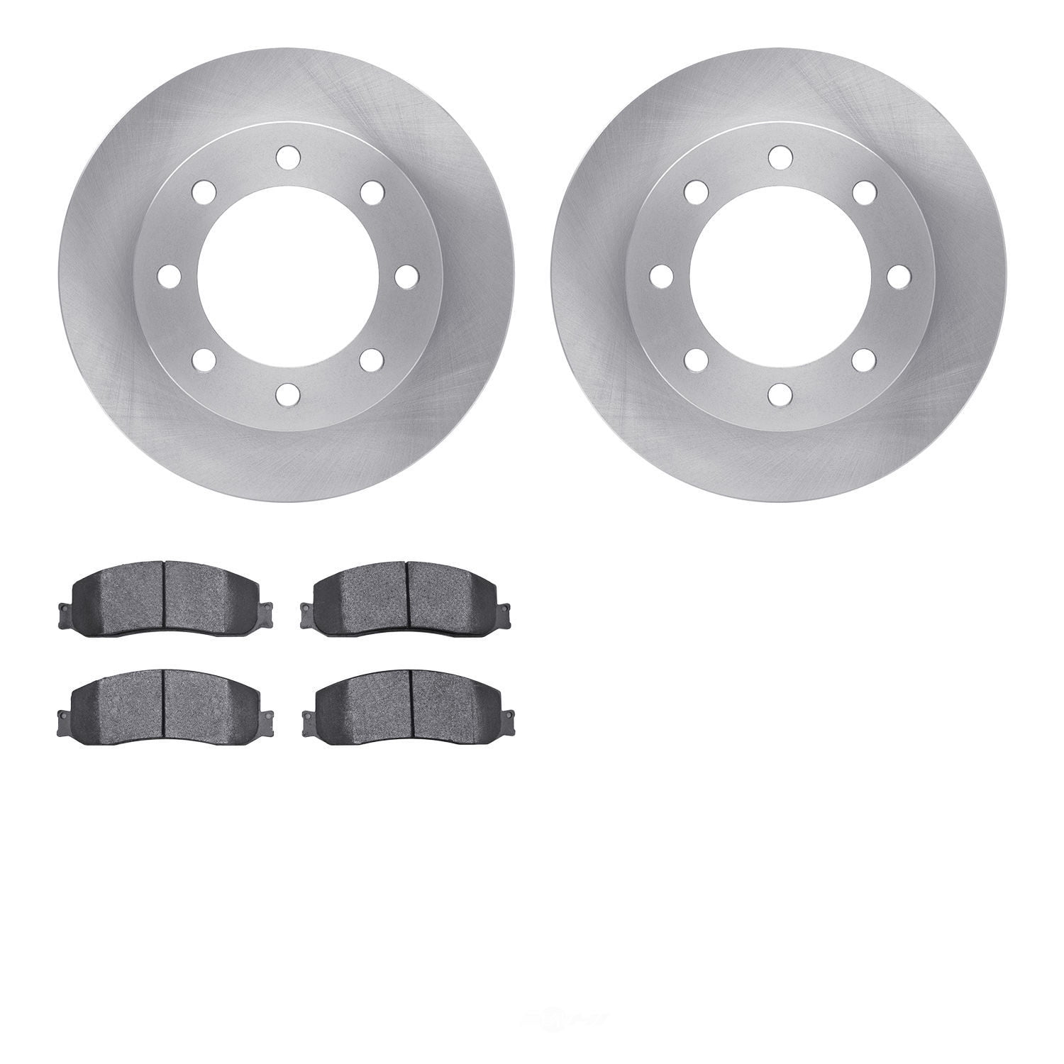 Dynamic Friction Company 6502-99577 DFC Brake Rotor with 5000 Advanced Brake Pads