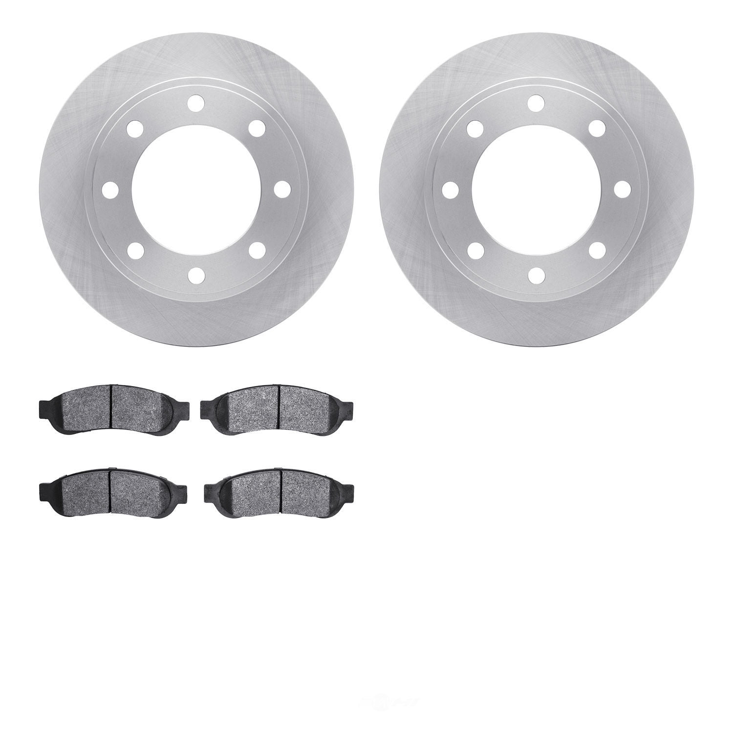 Dynamic Friction Company 6502-99582 DFC Brake Rotor with 5000 Advanced Brake Pads