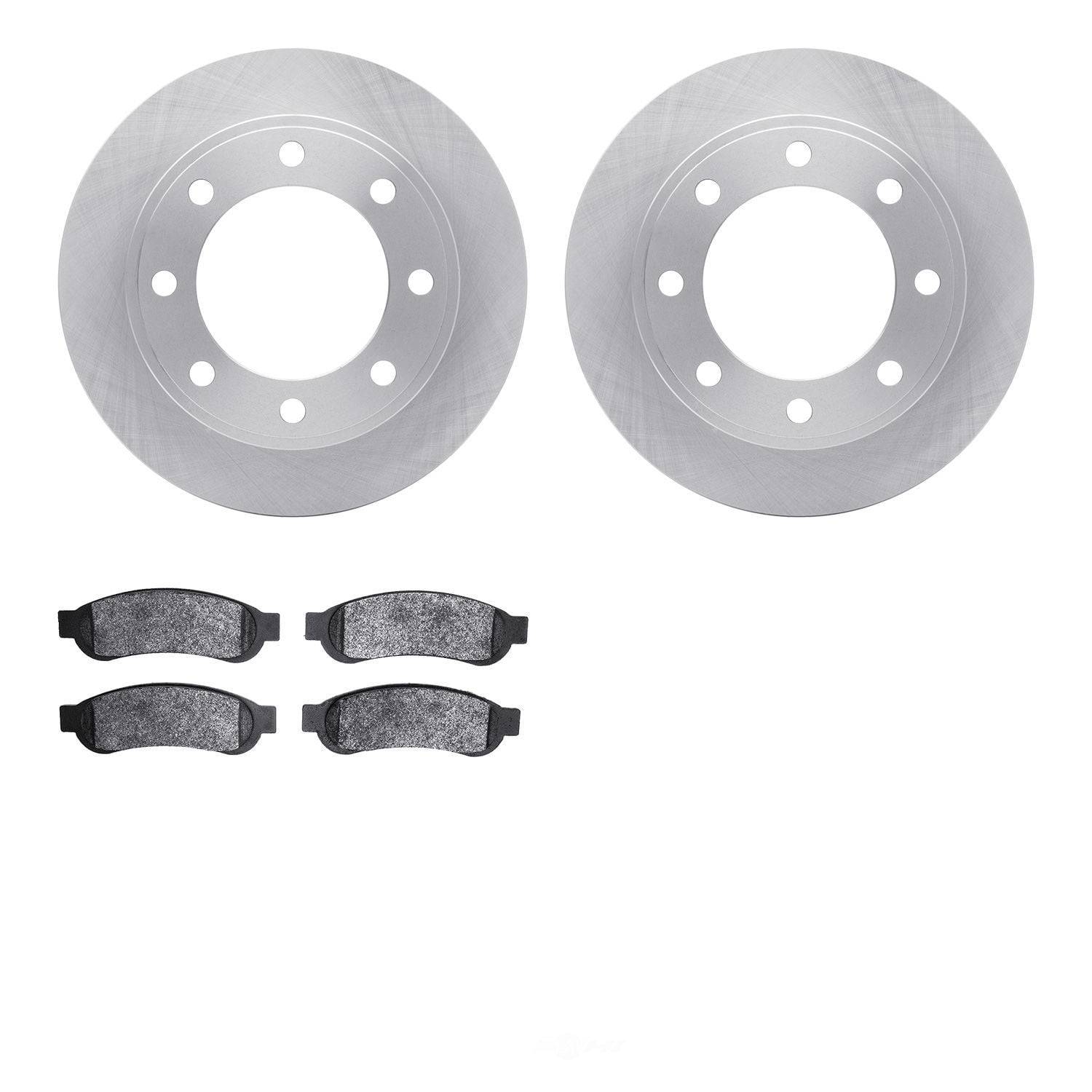 Dynamic Friction Company 6502-99584 DFC Brake Rotor with 5000 Advanced Brake Pads