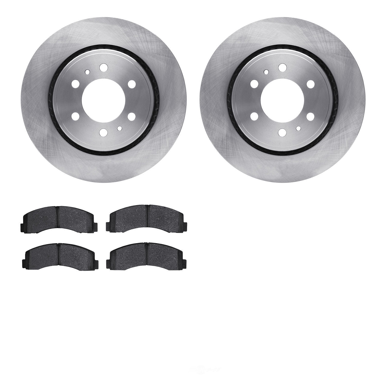 Dynamic Friction Company 6502-99611 DFC Brake Rotor with 5000 Advanced Brake Pads