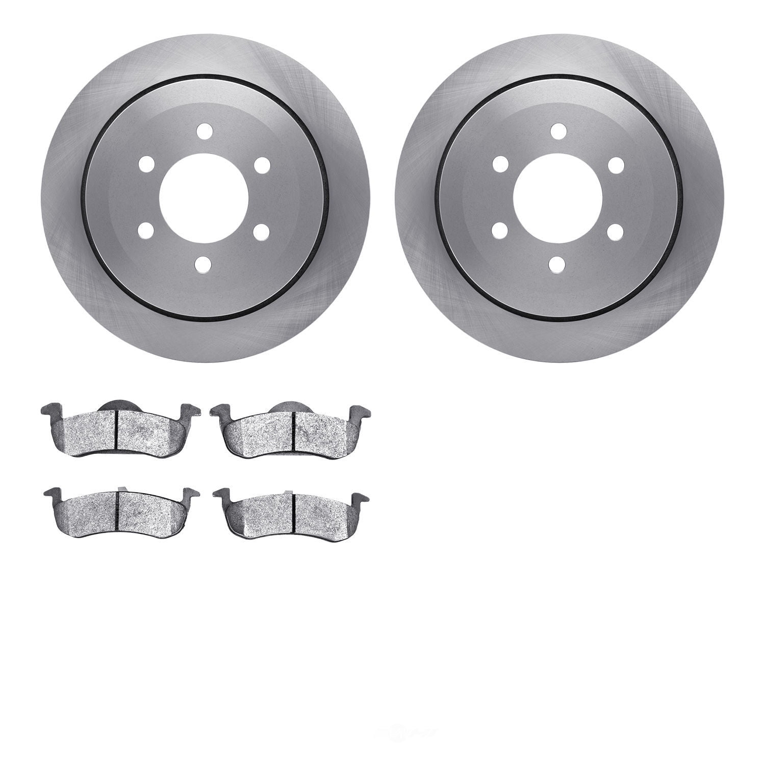 Dynamic Friction Company 6502-99619 DFC Brake Rotor with 5000 Advanced Brake Pads