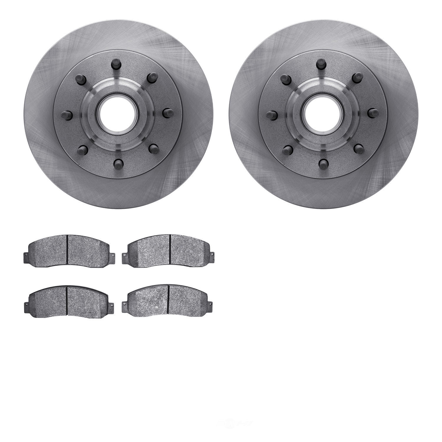 Dynamic Friction Company 6502-99624 DFC Brake Rotor with 5000 Advanced Brake Pads