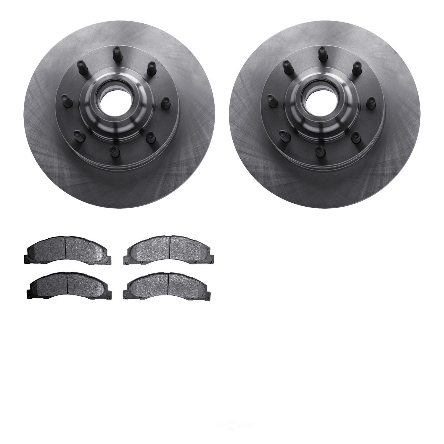 Dynamic Friction Company 6502-99636 DFC Brake Rotor with 5000 Advanced Brake Pads