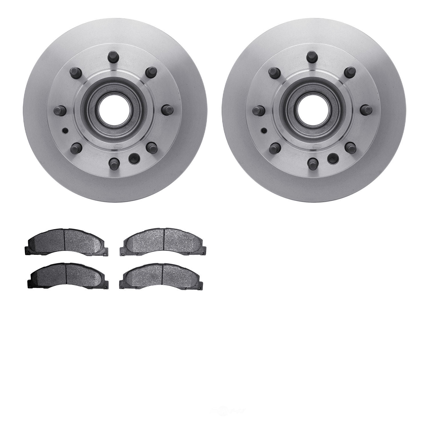 Dynamic Friction Company 6502-99642 DFC Brake Rotor with 5000 Advanced Brake Pads