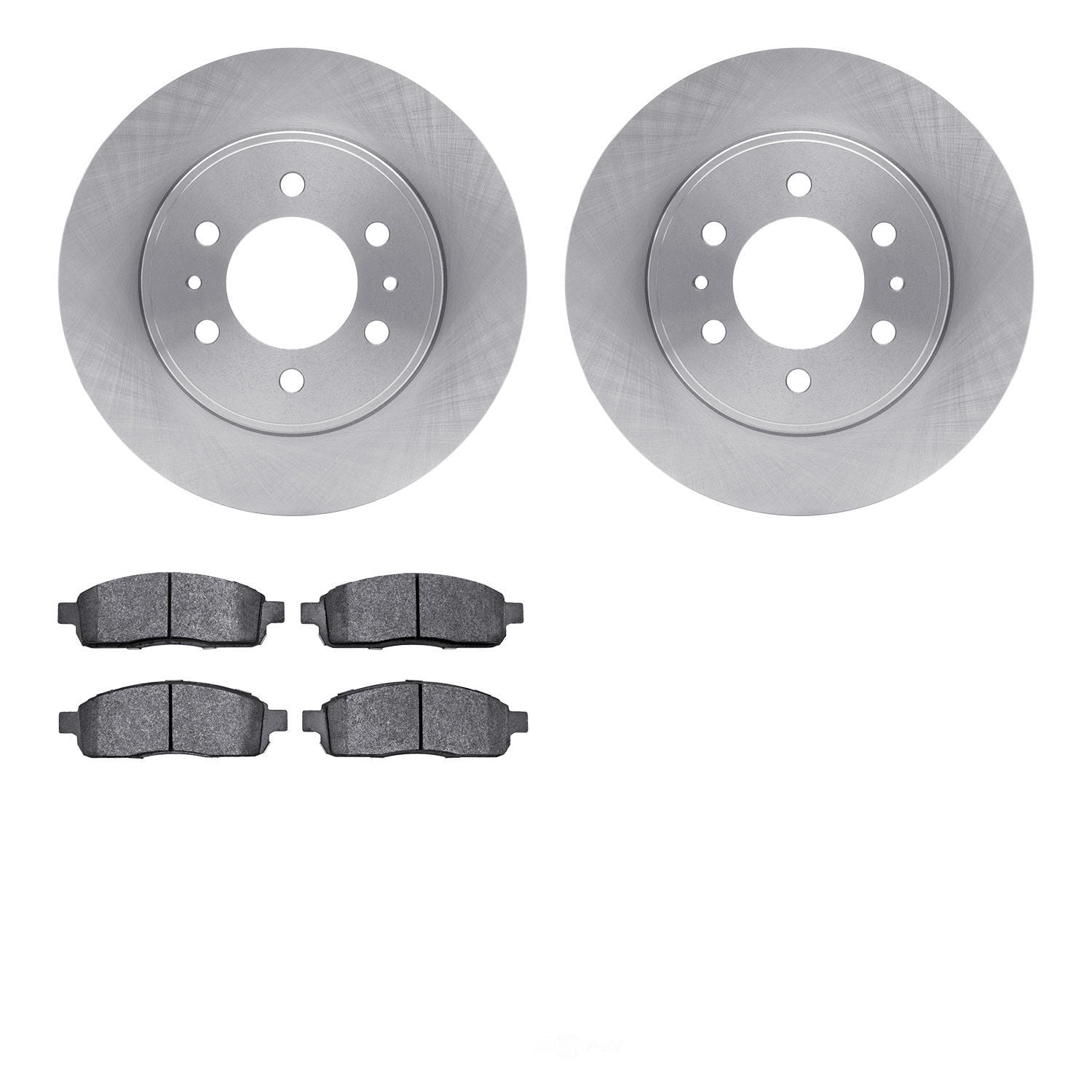Dynamic Friction Company 6502-99648 DFC Brake Rotor with 5000 Advanced Brake Pads