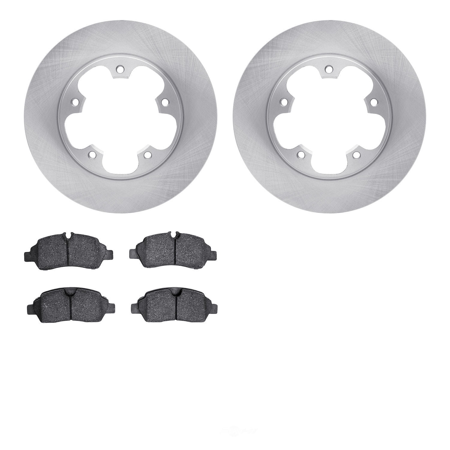 Dynamic Friction Company 6502-99690 DFC Brake Rotor with 5000 Advanced Brake Pads