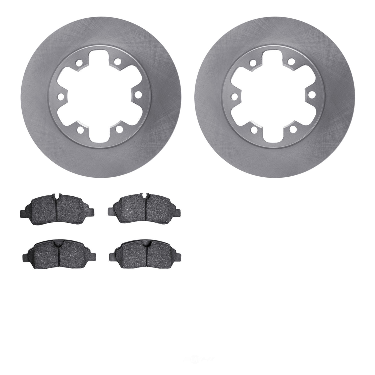Dynamic Friction Company 6502-99693 DFC Brake Rotor with 5000 Advanced Brake Pads