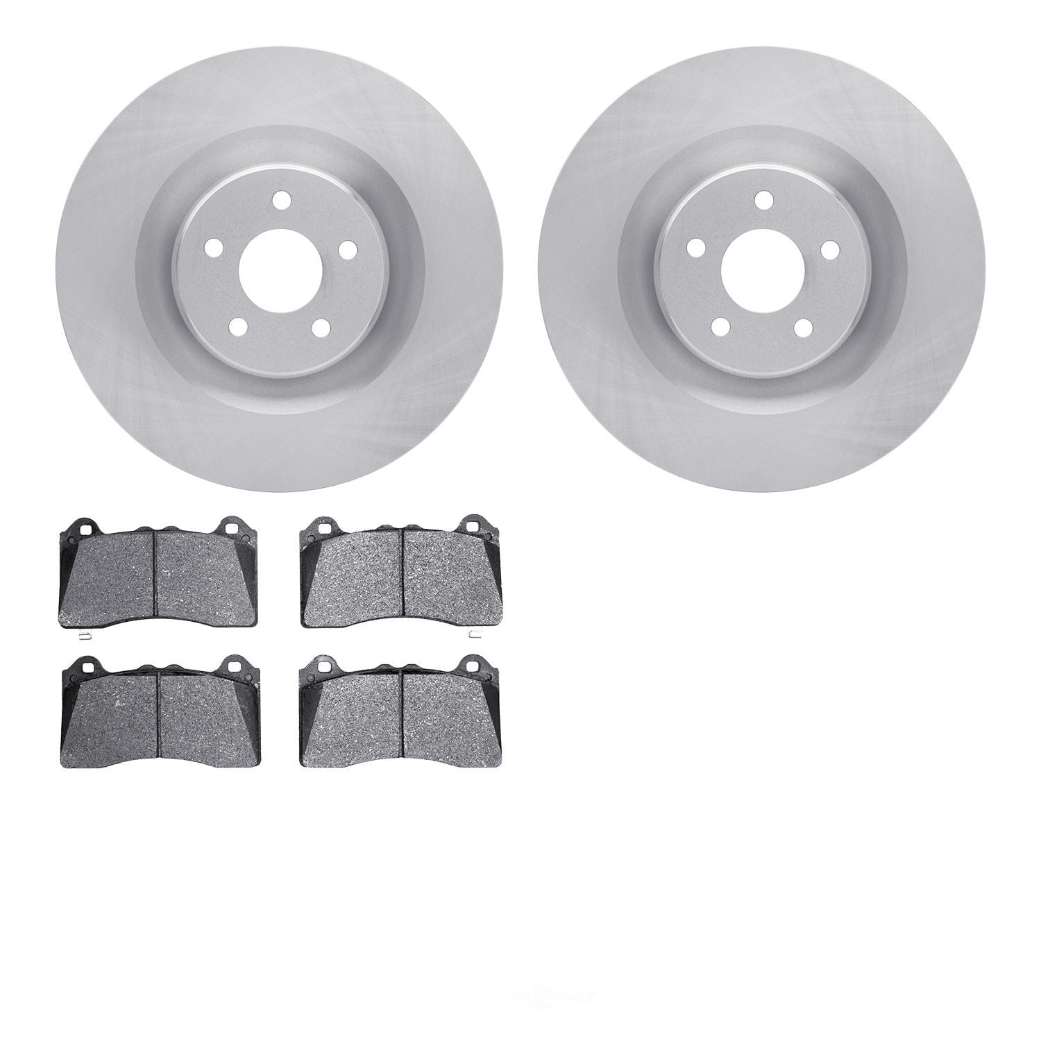 Dynamic Friction Company 6502-99753 DFC Brake Rotor with 5000 Advanced Brake Pads