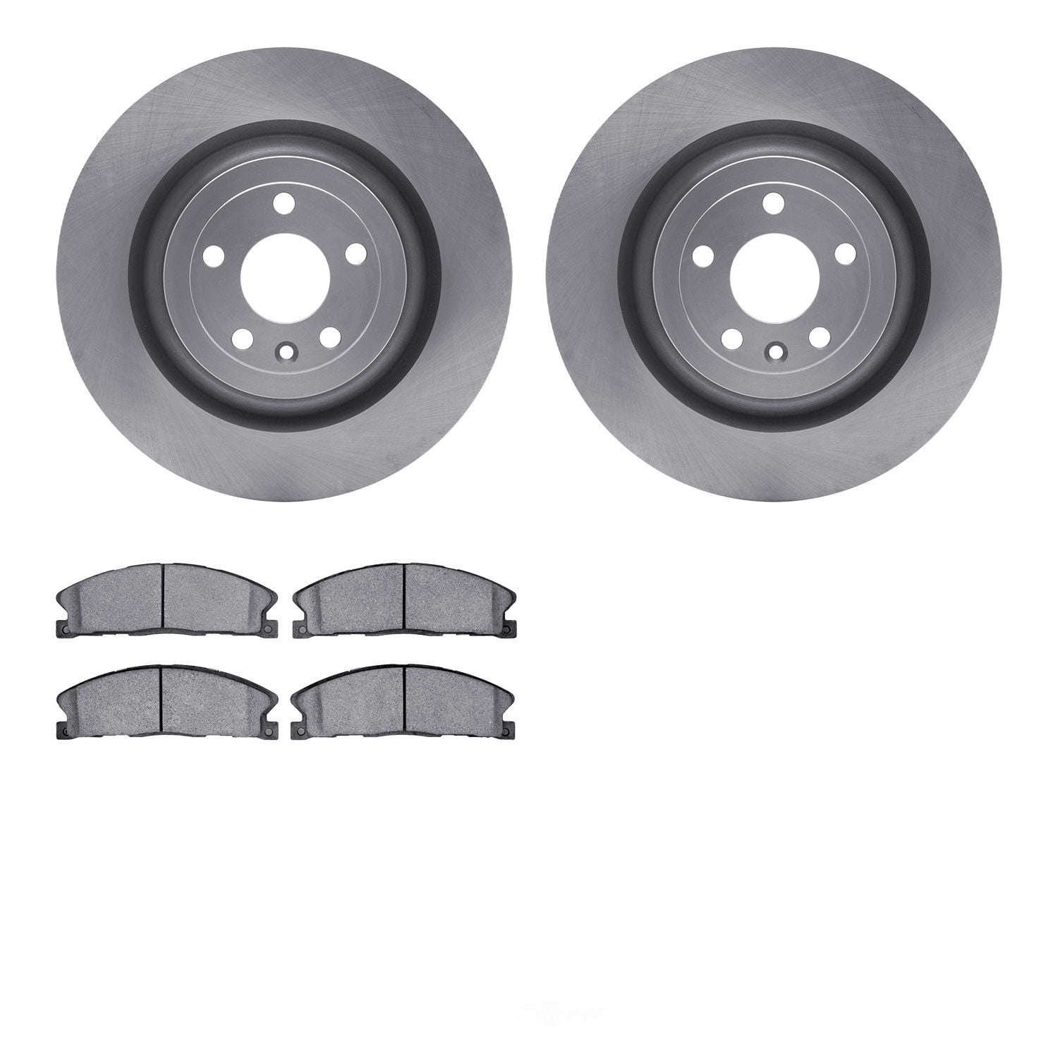 Dynamic Friction Company 6502-99768 DFC Brake Rotor with 5000 Advanced Brake Pads