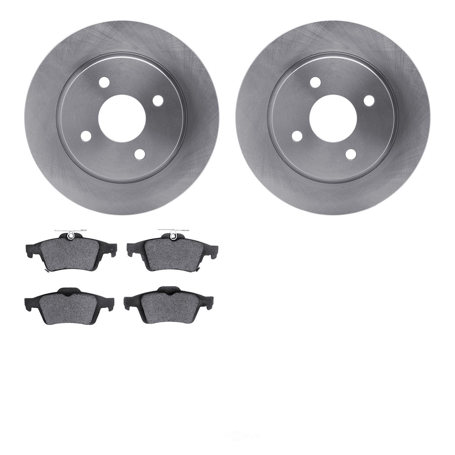 Dynamic Friction Company 6502-99795 DFC Brake Rotor with 5000 Advanced Brake Pads