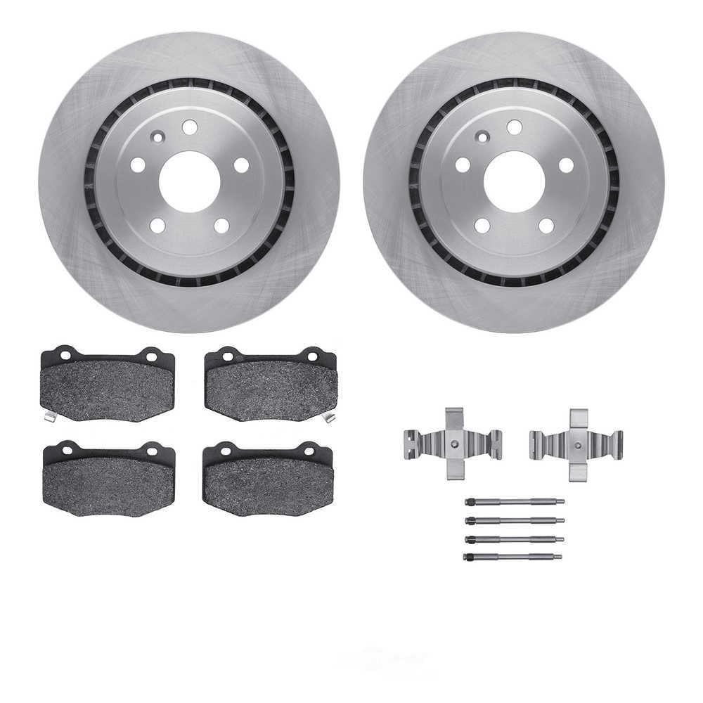 Dynamic Friction Company 6512-47316 DFC Rotors with 5000 Advanced Brake Pads includes Hardware