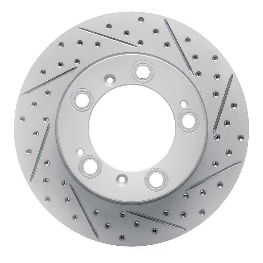Dynamic Friction Company 830-02029L DFC Geoperformance Rotor - Drilled and Slotted