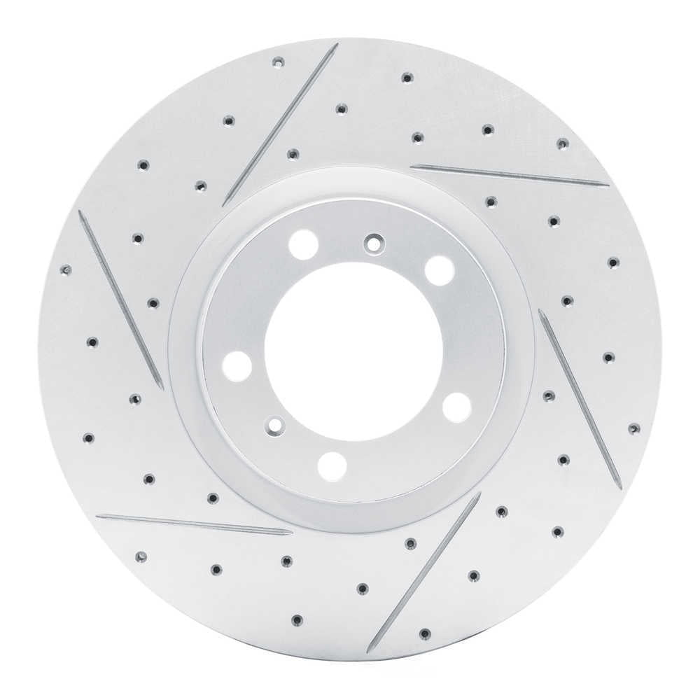 Dynamic Friction Company 830-02084D DFC Geoperformance Rotor - Drilled and Slotted