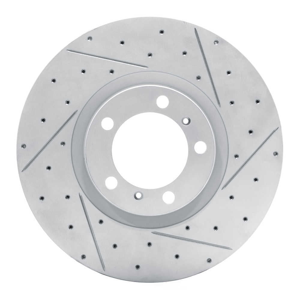 Dynamic Friction Company 830-02085D DFC Geoperformance Rotor - Drilled and Slotted