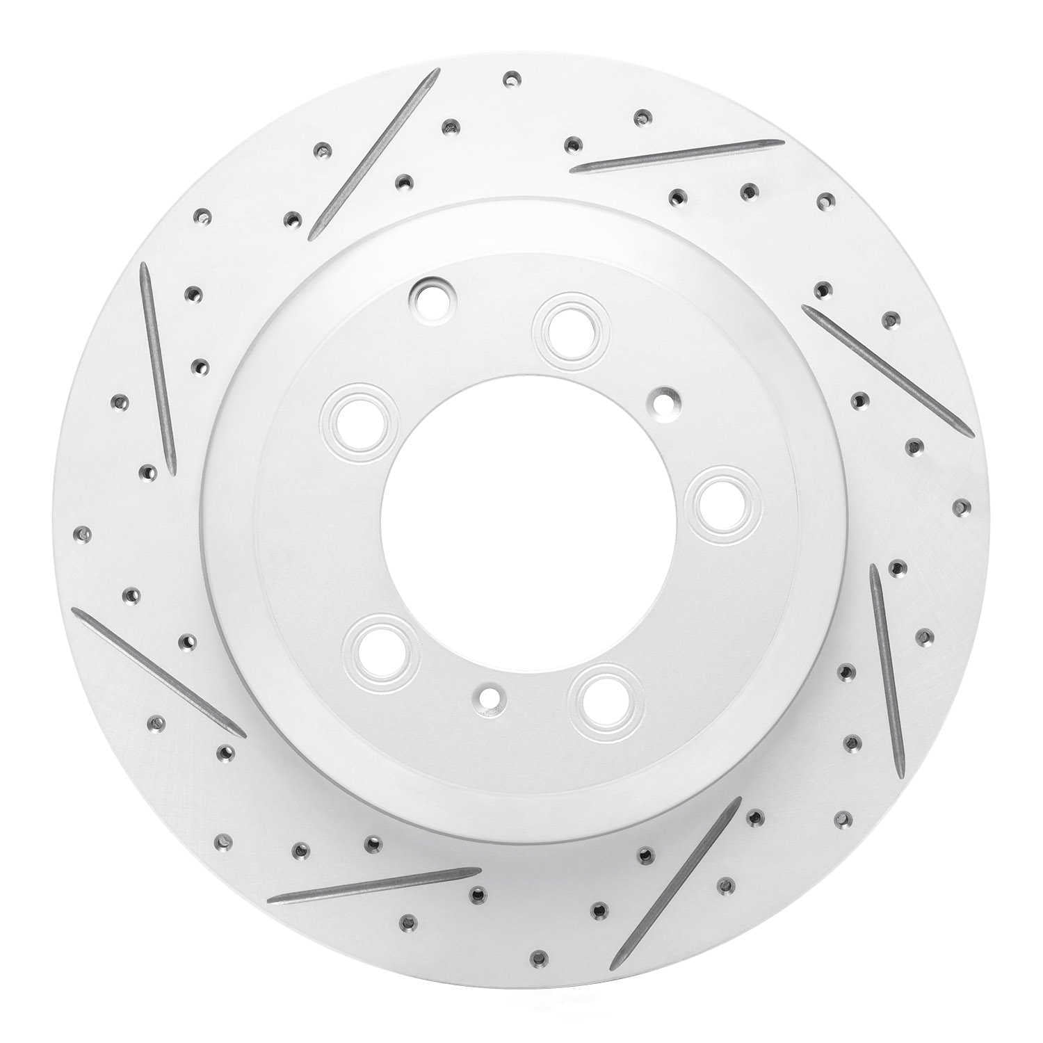Dynamic Friction Company 830-02130L DFC Geoperformance Rotor - Drilled and Slotted