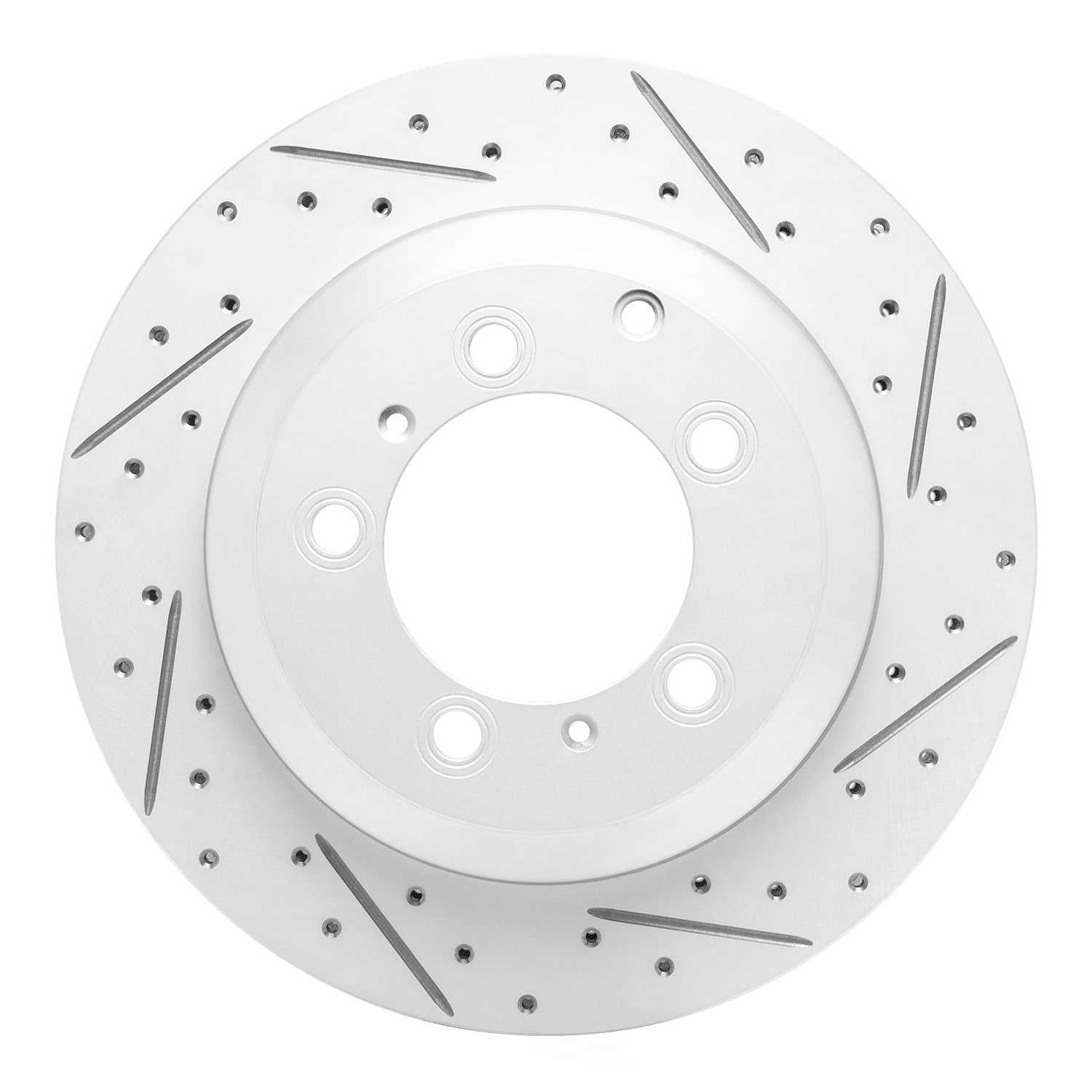 Dynamic Friction Company 830-02130R DFC Geoperformance Rotor - Drilled and Slotted