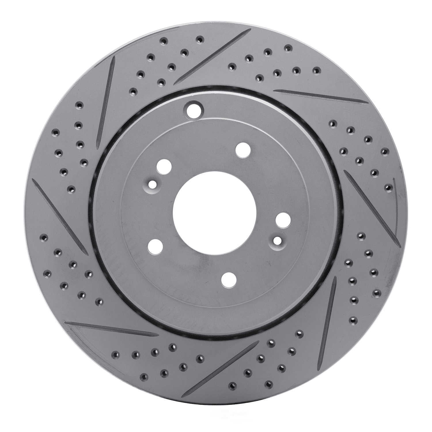 Dynamic Friction Company 830-03031L DFC Geoperformance Rotor - Drilled and Slotted