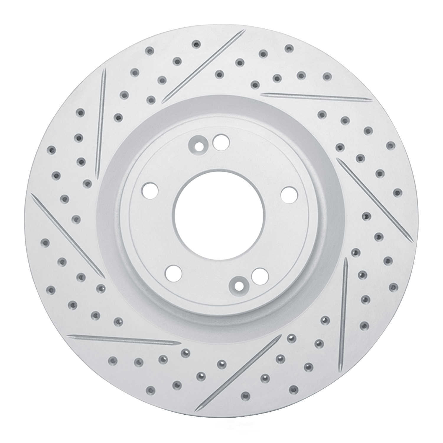 Dynamic Friction Company 830-03034L DFC Geoperformance Rotor - Drilled and Slotted