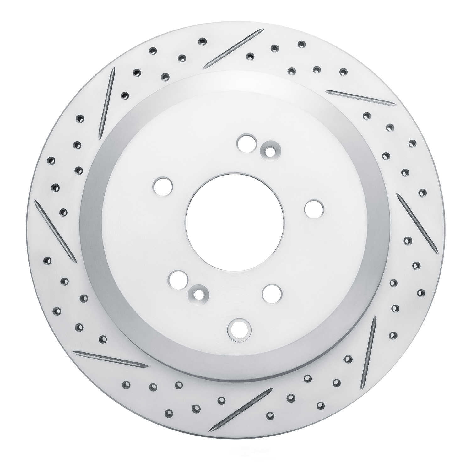 Dynamic Friction Company 830-03048L DFC Geoperformance Rotor - Drilled and Slotted