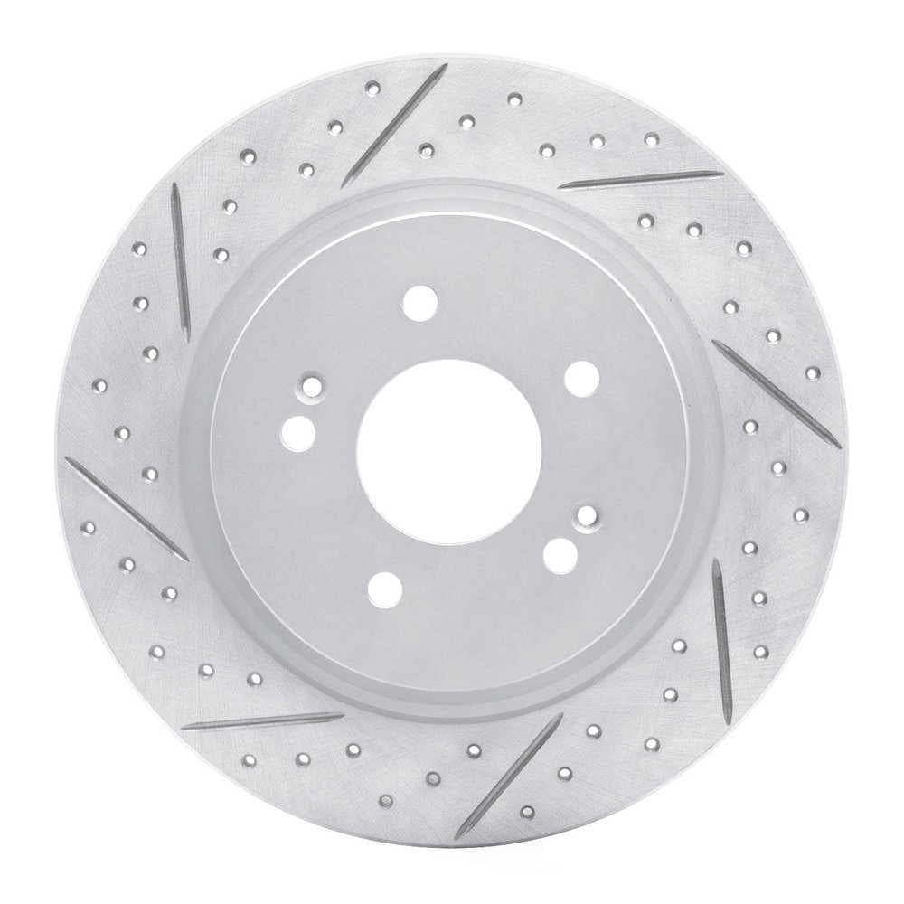 Dynamic Friction Company 830-03060L DFC Geoperformance Rotor - Drilled and Slotted