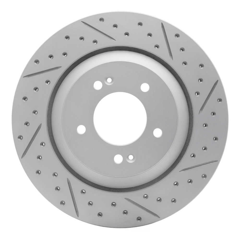 Dynamic Friction Company 830-03062R DFC Geoperformance Rotor - Drilled and Slotted