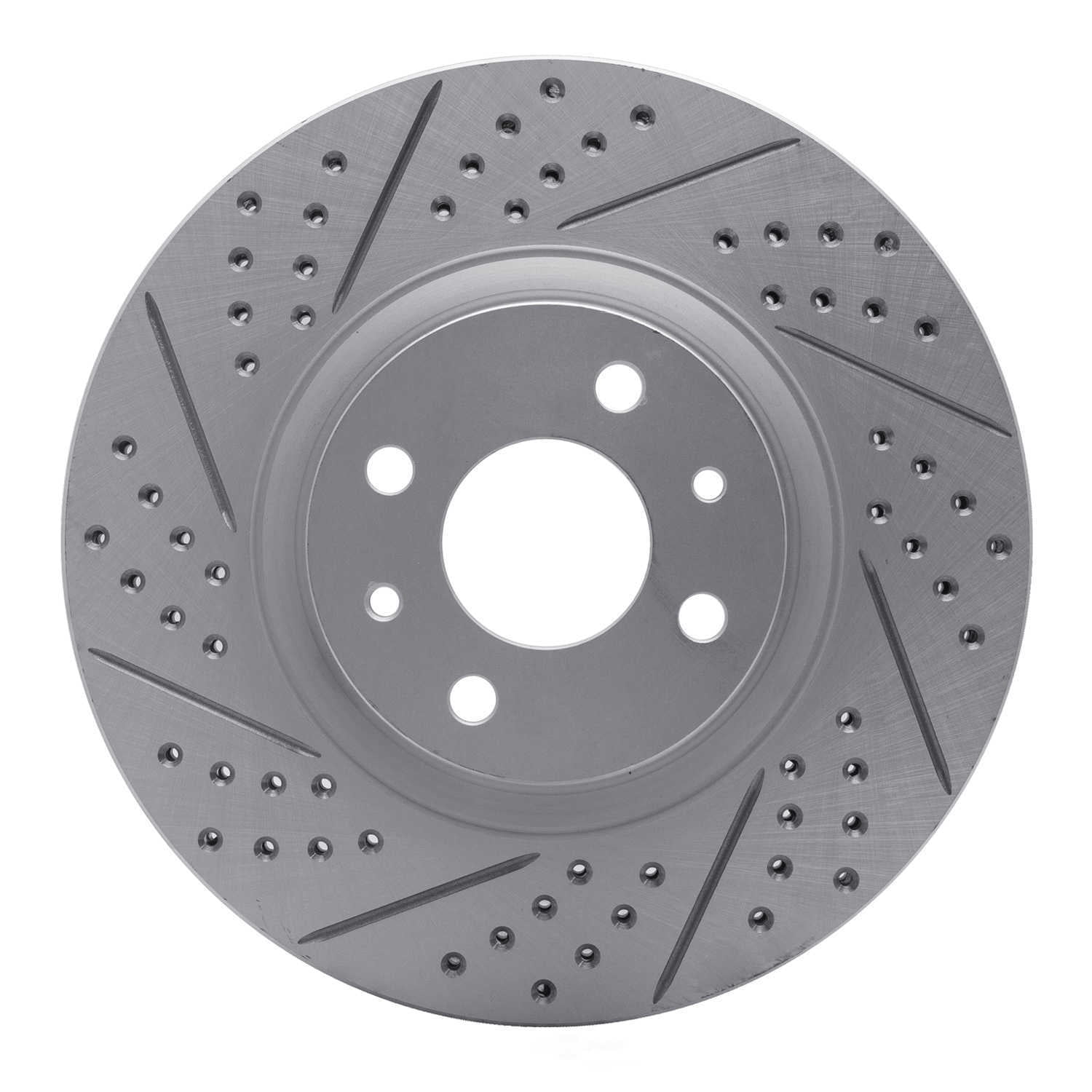 Dynamic Friction Company 830-07004L DFC Geoperformance Rotor - Drilled and Slotted