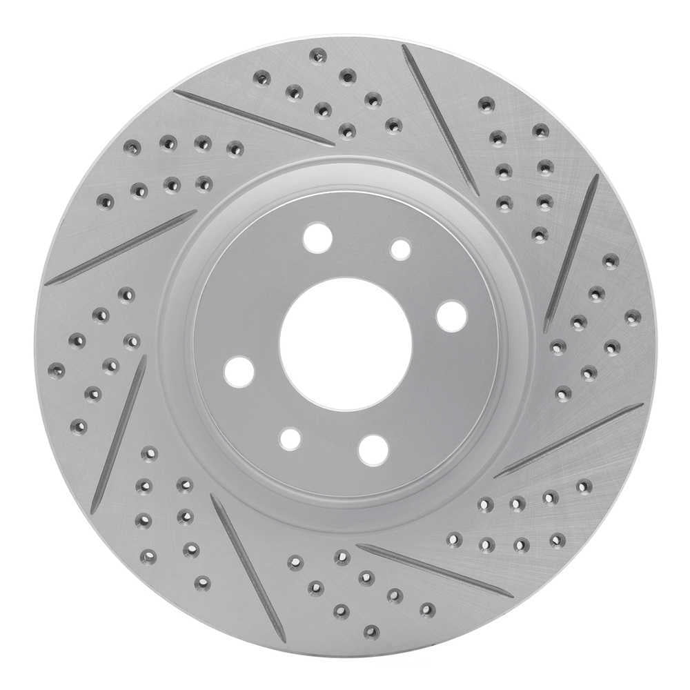 Dynamic Friction Company 830-07004R DFC Geoperformance Rotor - Drilled and Slotted