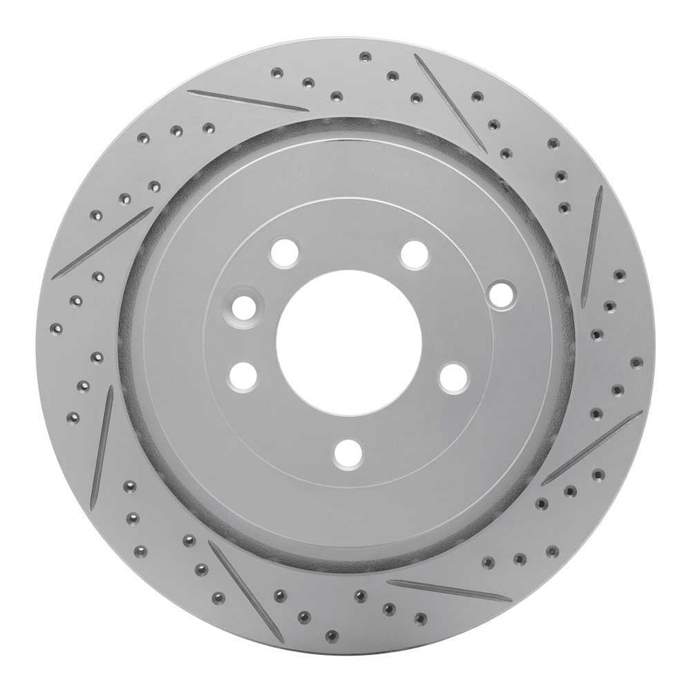 Dynamic Friction Company 830-11010R DFC Geoperformance Rotor - Drilled and Slotted