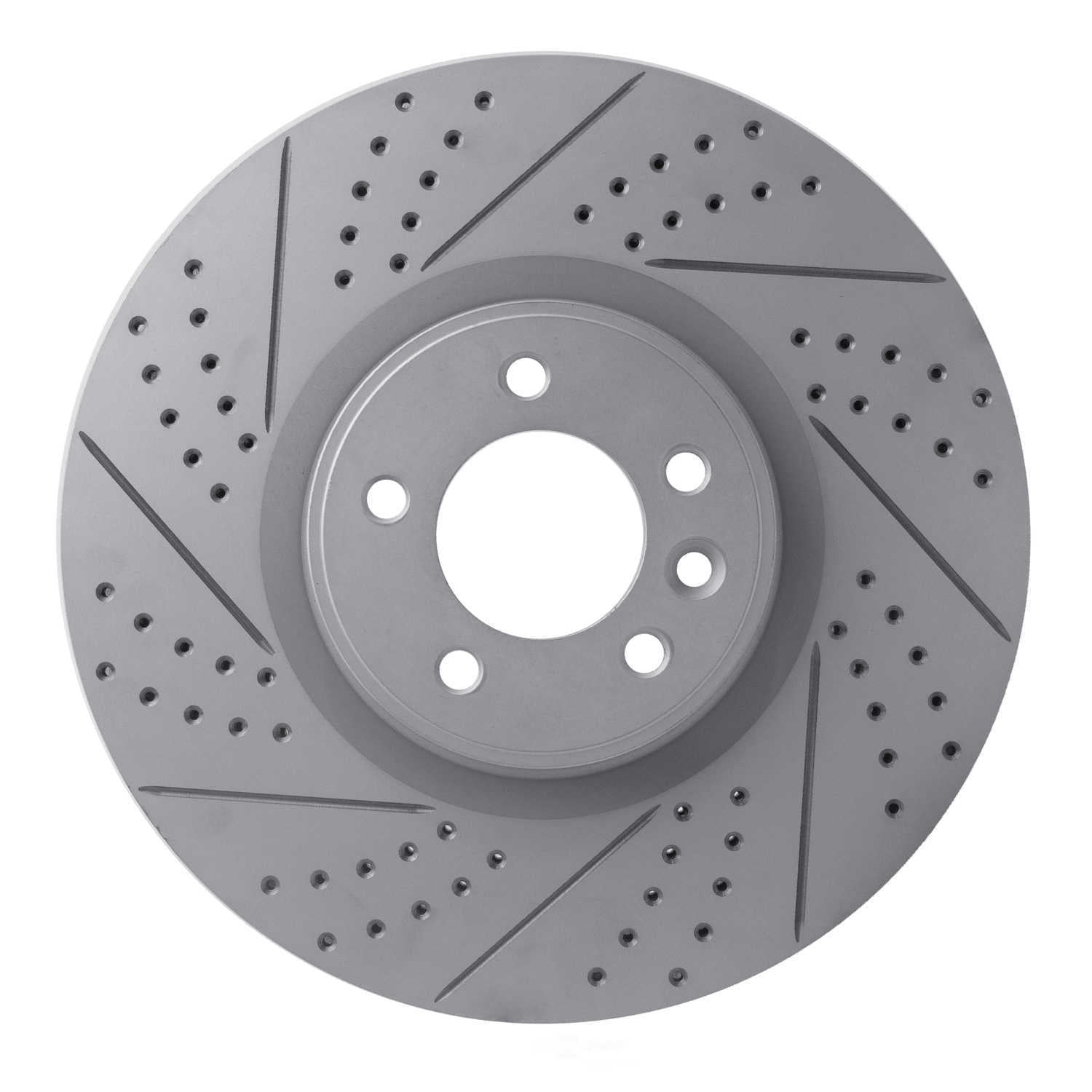 Dynamic Friction Company 830-11021R DFC Geoperformance Rotor - Drilled and Slotted