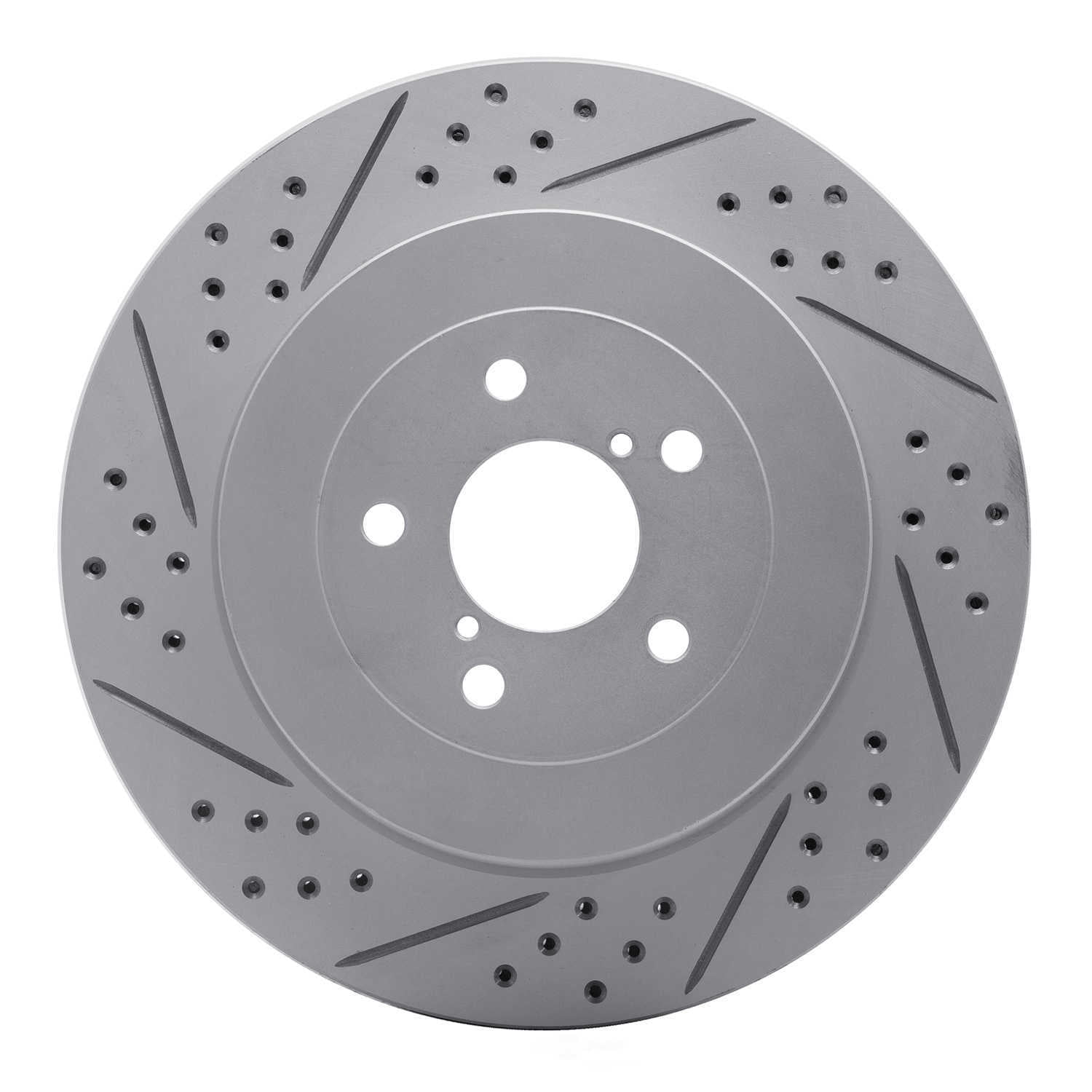 Dynamic Friction Company 830-13015R DFC Geoperformance Rotor - Drilled and Slotted