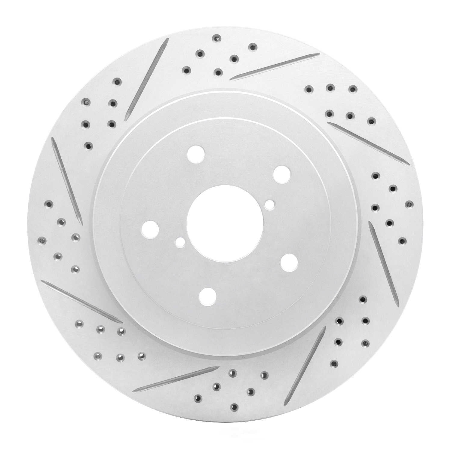 Dynamic Friction Company 830-13017L DFC Geoperformance Rotor - Drilled and Slotted