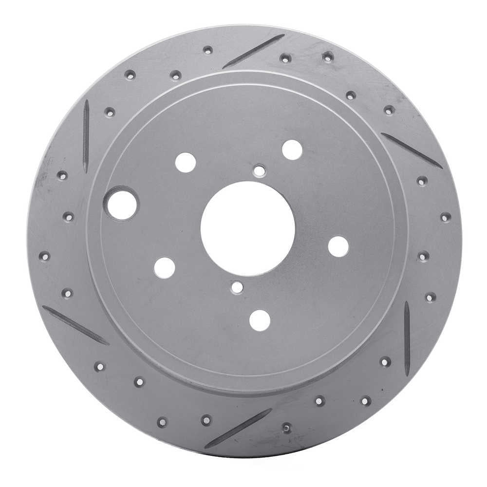 Dynamic Friction Company 830-13024L DFC Geoperformance Rotor - Drilled and Slotted