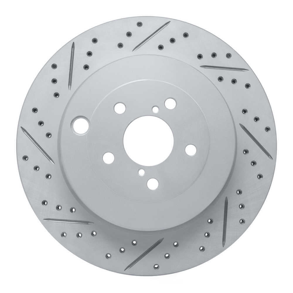 Dynamic Friction Company 830-13040L DFC Geoperformance Rotor - Drilled and Slotted