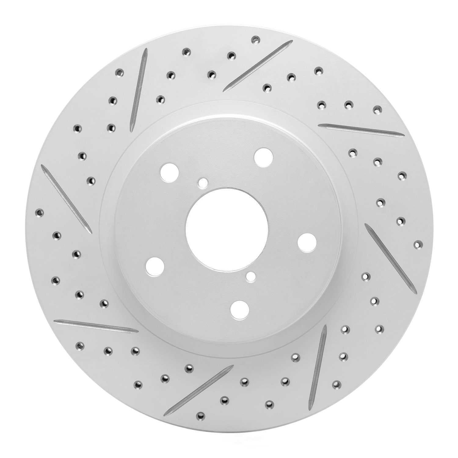 Dynamic Friction Company 830-13048L DFC Geoperformance Rotor - Drilled and Slotted