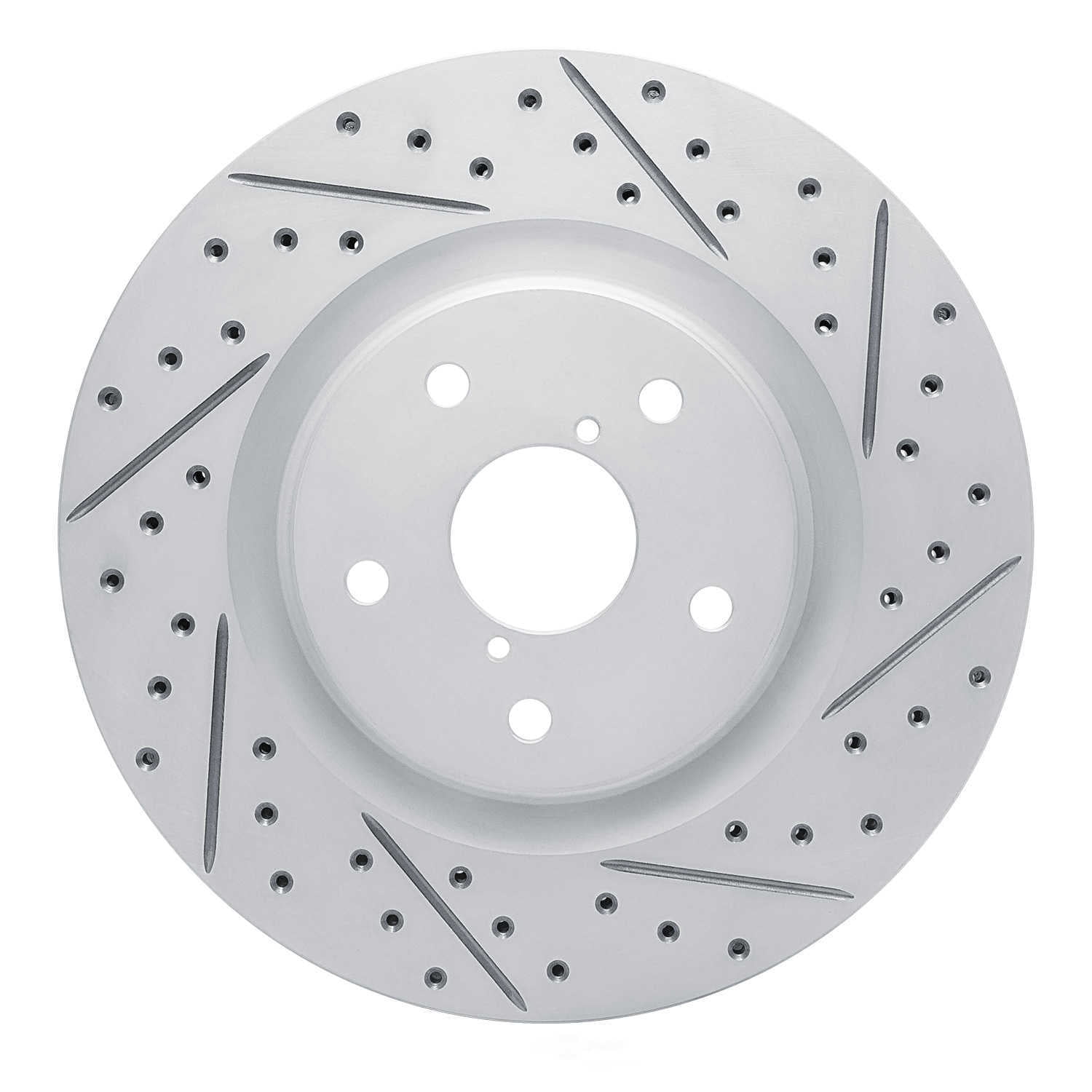 Dynamic Friction Company 830-13049R DFC Geoperformance Rotor - Drilled and Slotted