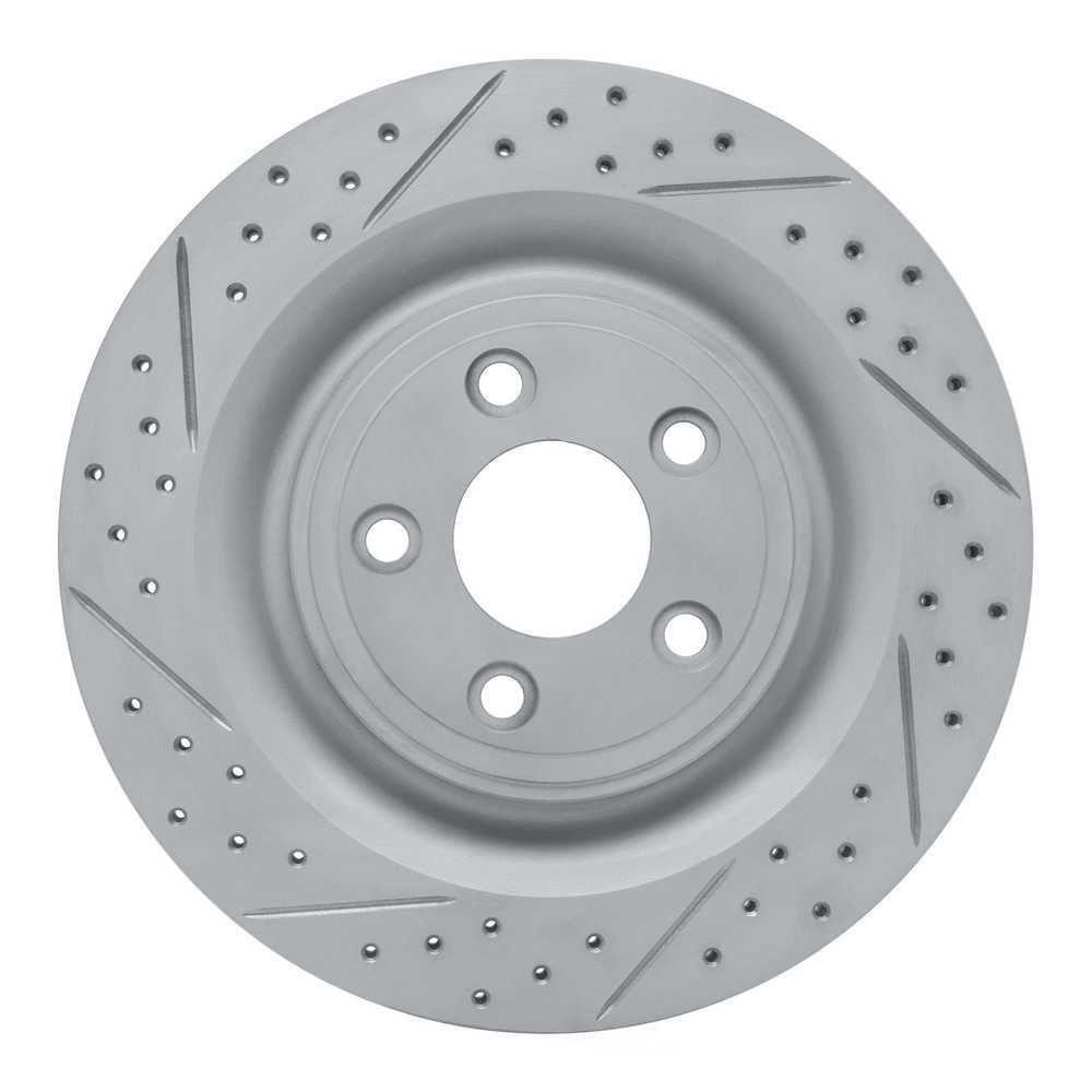 Dynamic Friction Company 830-20018L DFC Geoperformance Rotor - Drilled and Slotted