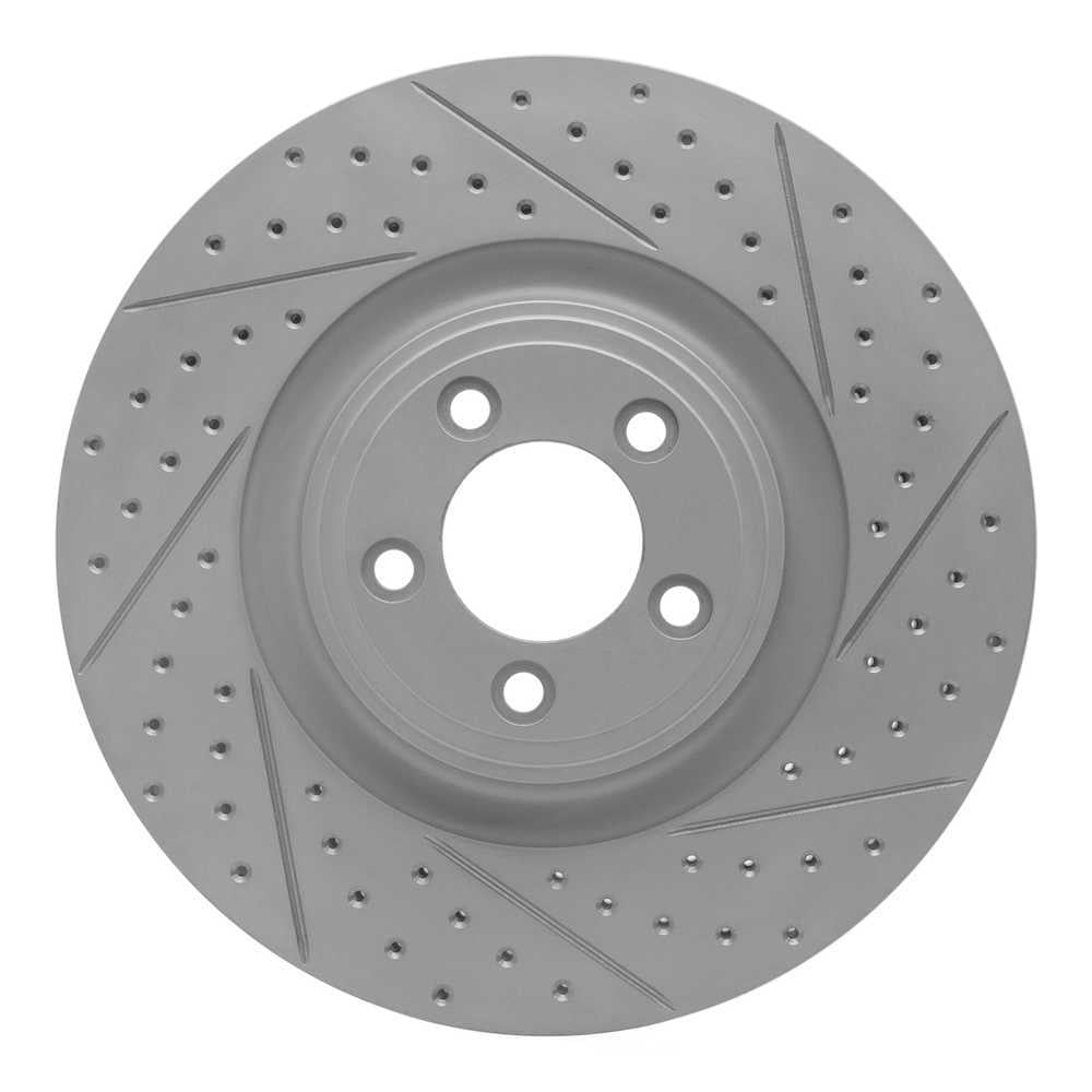 Dynamic Friction Company 830-20020R DFC Geoperformance Rotor - Drilled and Slotted