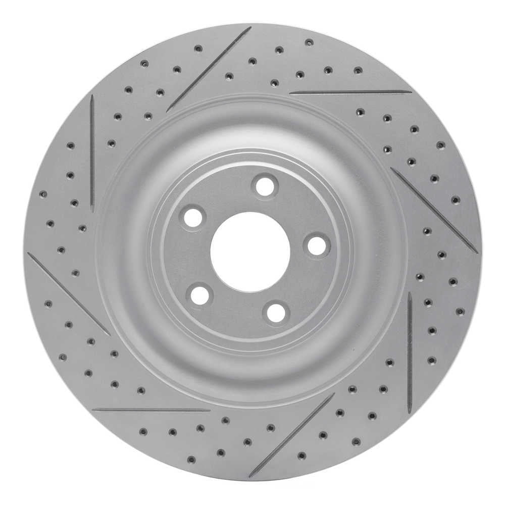 Dynamic Friction Company 830-20027L DFC Geoperformance Rotor - Drilled and Slotted